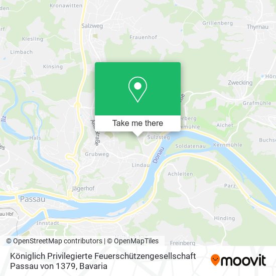 Königlich Privilegierte Feuerschützengesellschaft Passau von 1379 map