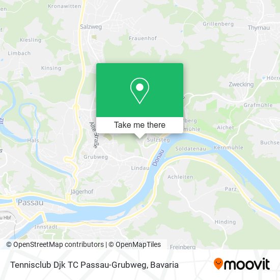 Tennisclub Djk TC Passau-Grubweg map
