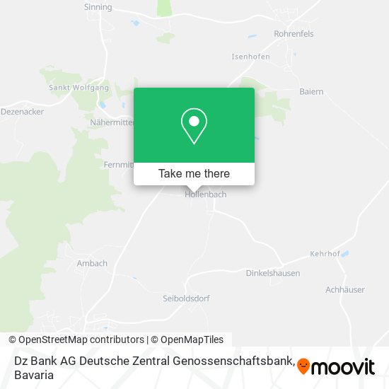 Dz Bank AG Deutsche Zentral Genossenschaftsbank map