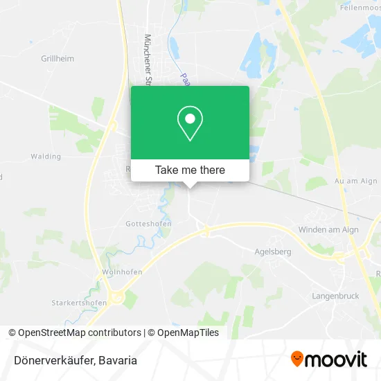 Карта Dönerverkäufer