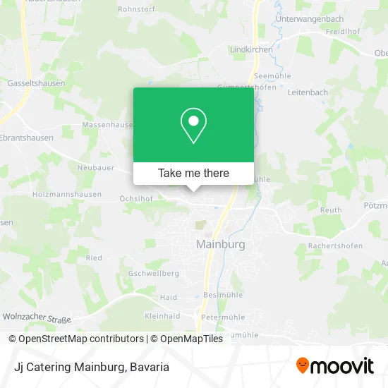 Карта Jj Catering Mainburg