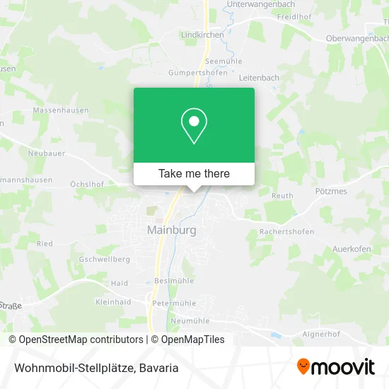 Карта Wohnmobil-Stellplätze