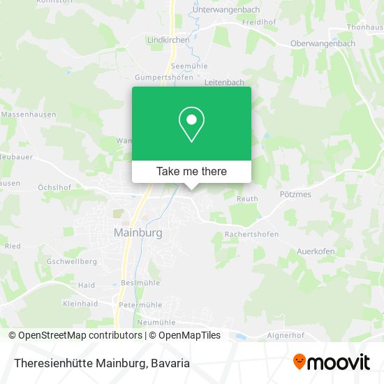 Theresienhütte Mainburg map