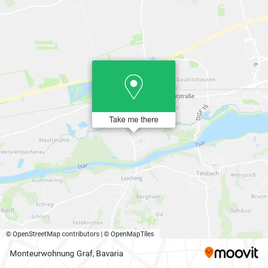 Карта Monteurwohnung Graf