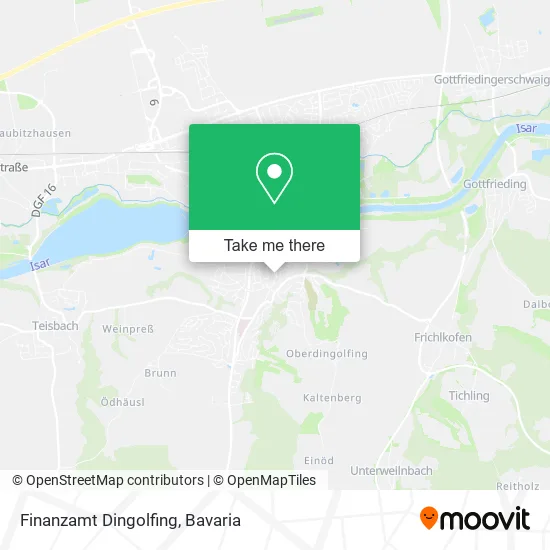 Карта Finanzamt Dingolfing