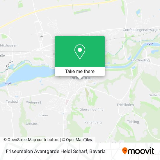 Friseursalon Avantgarde Heidi Scharf map