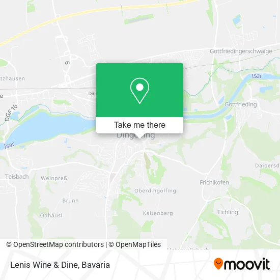 Карта Lenis Wine & Dine