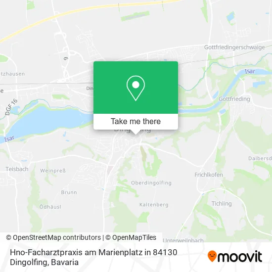 Hno-Facharztpraxis am Marienplatz in 84130 Dingolfing map