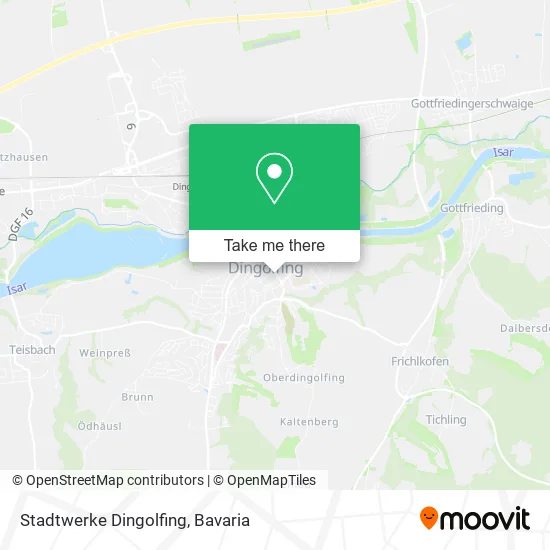 Карта Stadtwerke Dingolfing