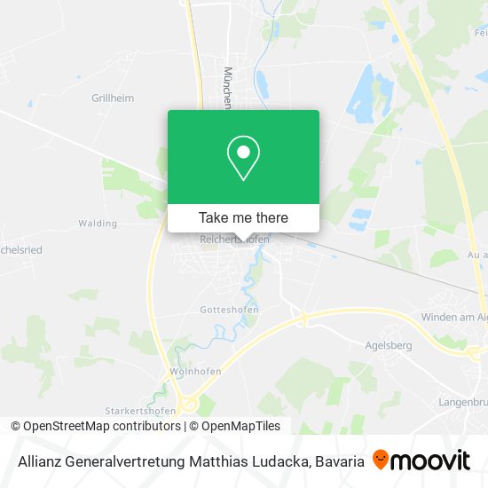 Allianz Generalvertretung Matthias Ludacka map