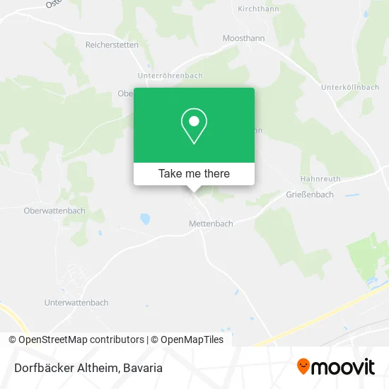 Карта Dorfbäcker Altheim
