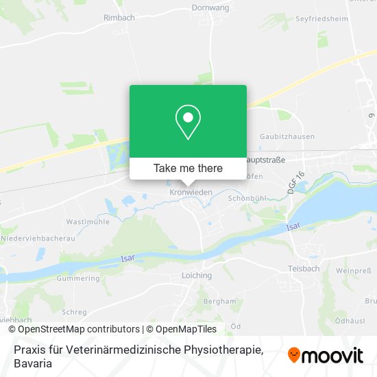 Карта Praxis für Veterinärmedizinische Physiotherapie