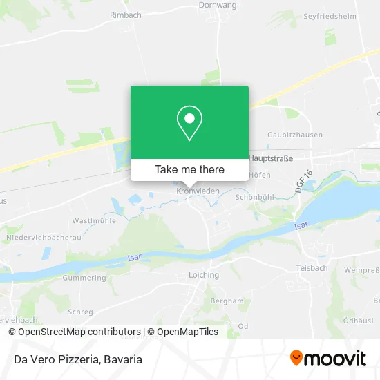 Карта Da Vero Pizzeria