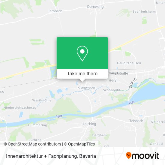 Innenarchitektur + Fachplanung map