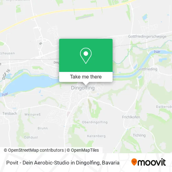 Карта Povit - Dein Aerobic-Studio in Dingolfing