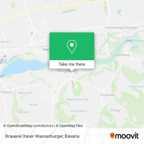 Brauerei Xaver Wasserburger map