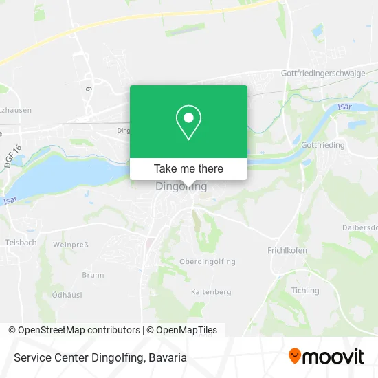 Карта Service Center Dingolfing