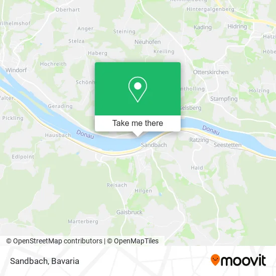Карта Sandbach