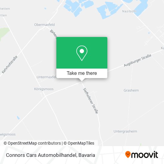 Connors Cars Automobilhandel map
