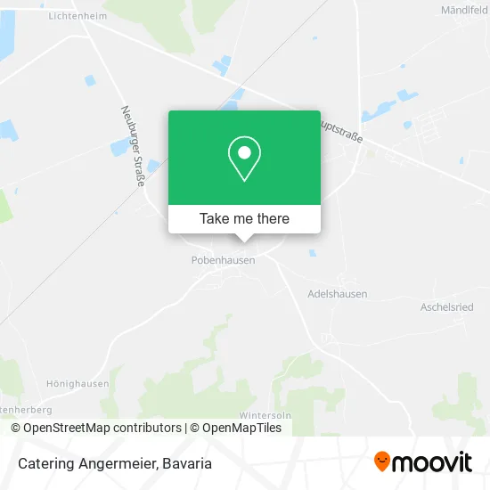 Карта Catering Angermeier