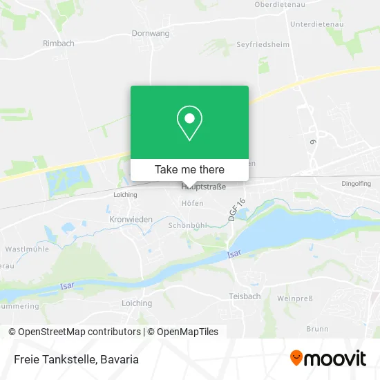 Карта Freie Tankstelle