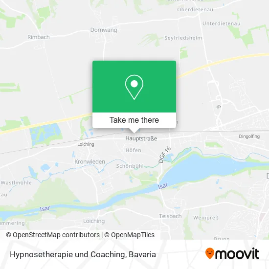 Карта Hypnosetherapie und Coaching