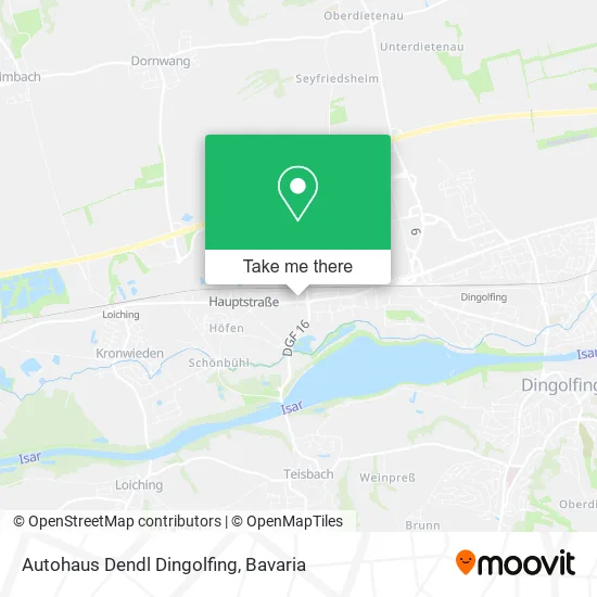 Карта Autohaus Dendl Dingolfing