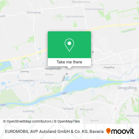 EUROMOBIL AVP Autoland GmbH & Co. KG map