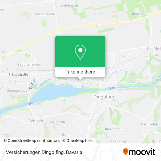 Карта Versicherungen Dingolfing