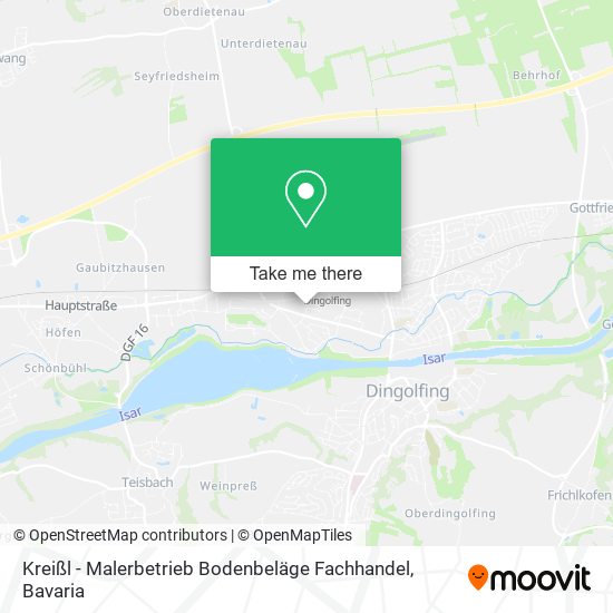 Kreißl - Malerbetrieb Bodenbeläge Fachhandel map