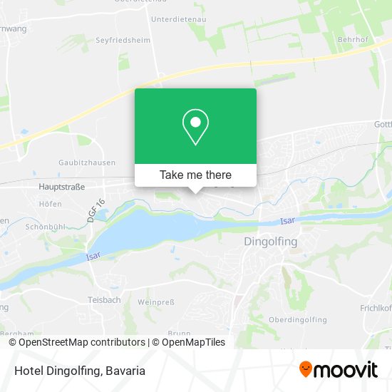 Hotel Dingolfing map
