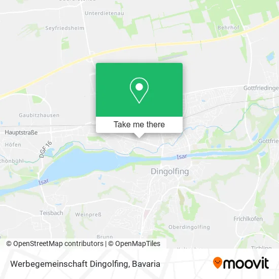 Карта Werbegemeinschaft Dingolfing