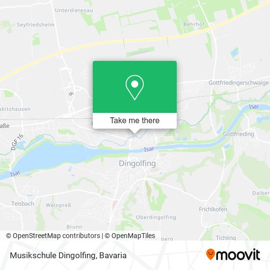 Musikschule Dingolfing map