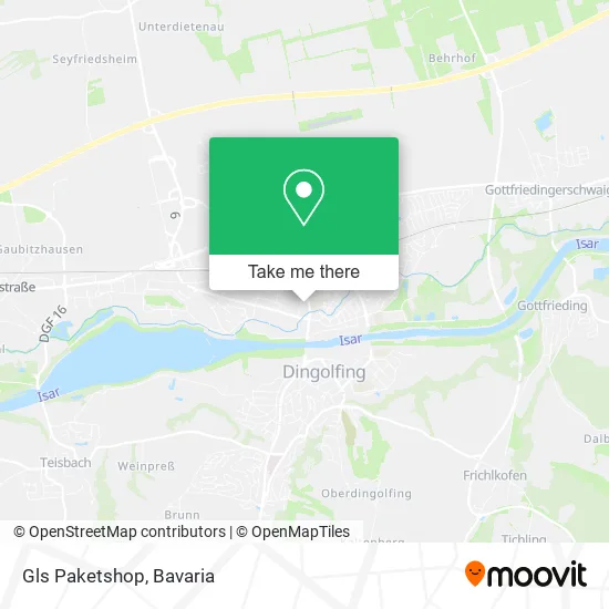 Карта Gls Paketshop