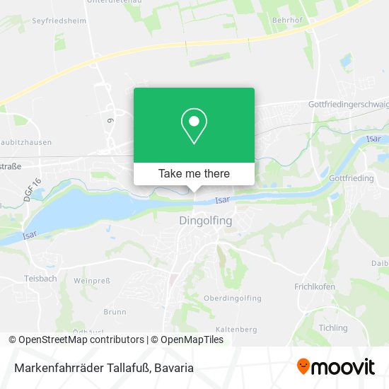 Markenfahrräder Tallafuß map
