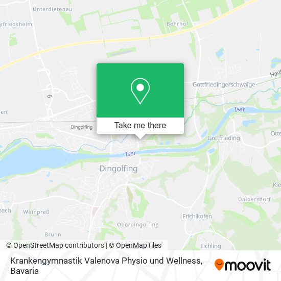 Krankengymnastik Valenova Physio und Wellness map