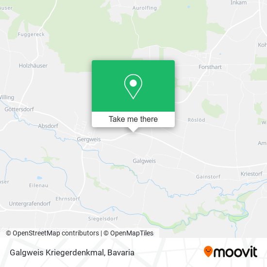 Galgweis Kriegerdenkmal map