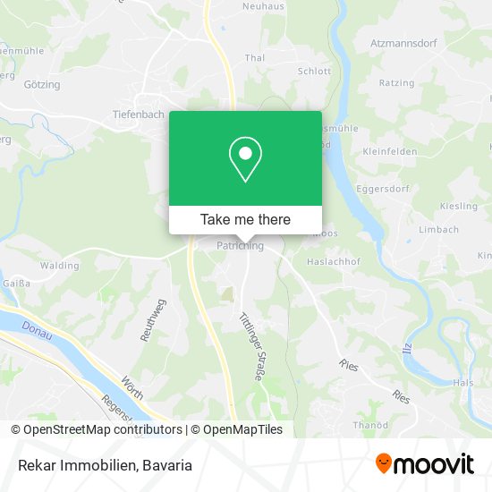 Rekar Immobilien map