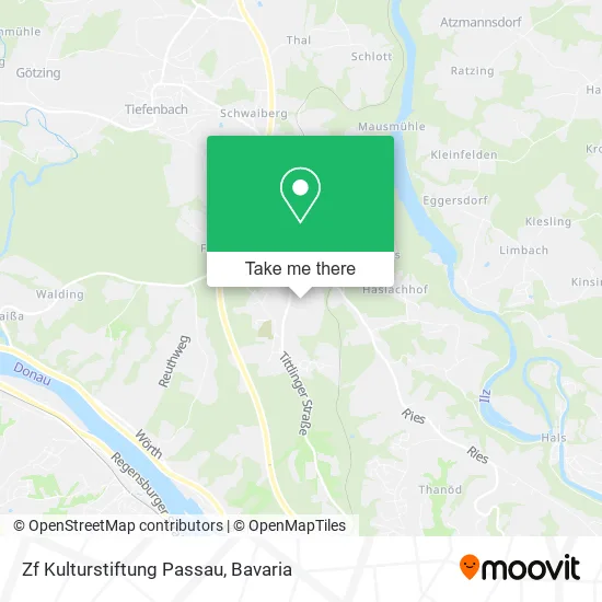 Карта Zf Kulturstiftung Passau