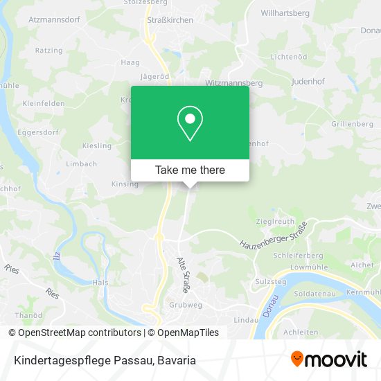 Kindertagespflege Passau map