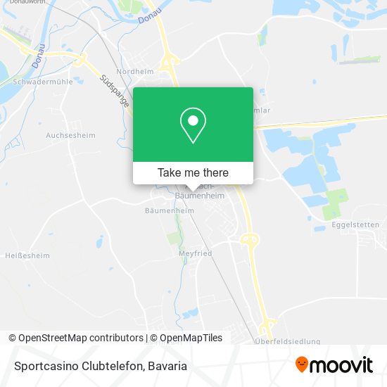 Sportcasino Clubtelefon map