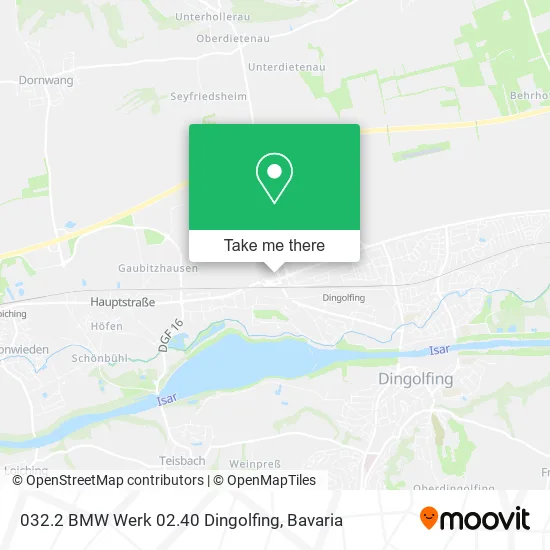 Карта 032.2 BMW Werk 02.40 Dingolfing