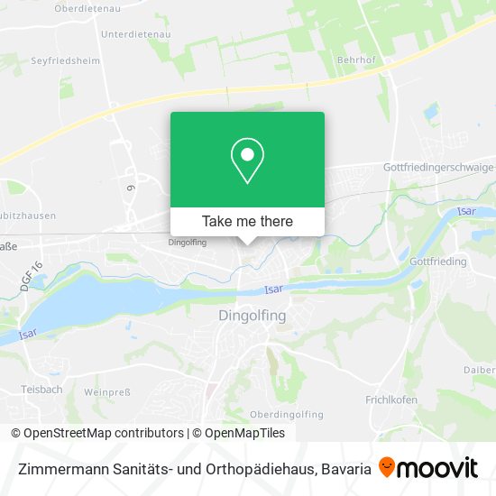 Zimmermann Sanitäts- und Orthopädiehaus map
