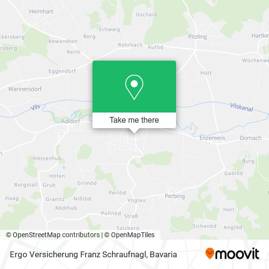Ergo Versicherung Franz Schraufnagl map