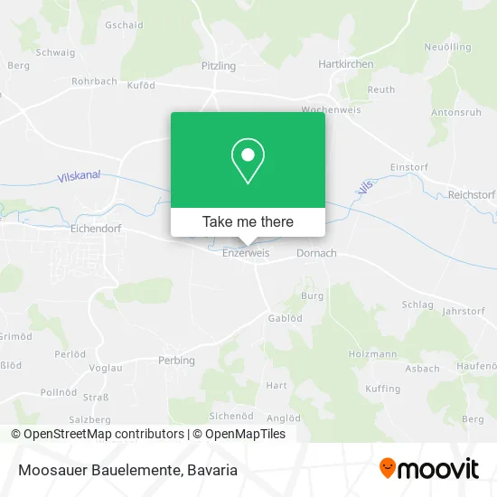 Карта Moosauer Bauelemente