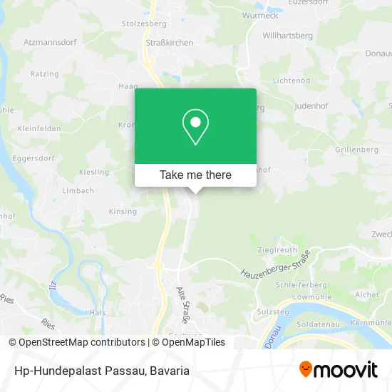 Карта Hp-Hundepalast Passau