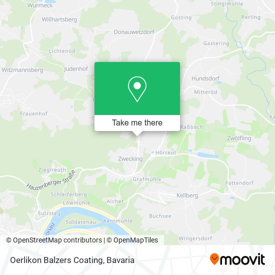 Oerlikon Balzers Coating map