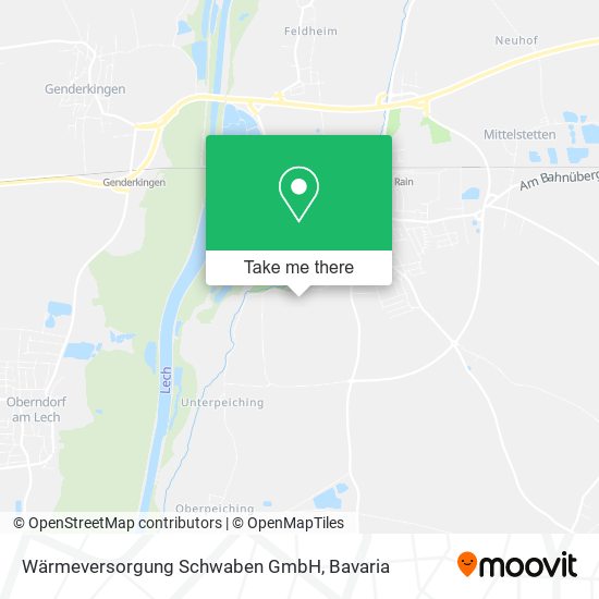 Wärmeversorgung Schwaben GmbH map