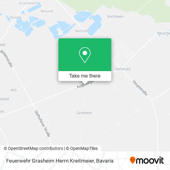 Feuerwehr Grasheim Herrn Kreitmeier map