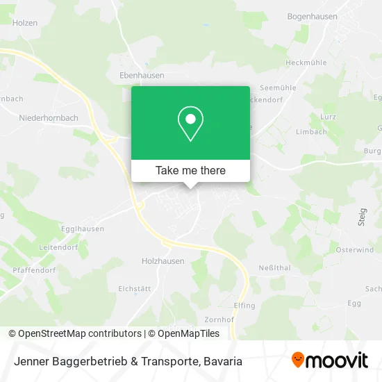 Карта Jenner Baggerbetrieb & Transporte